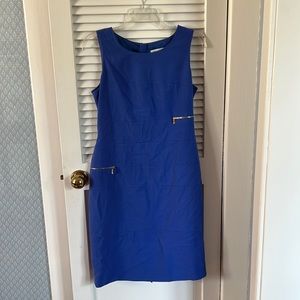 Calvin Klein size 6 blue dress